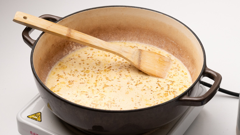 bourbon cream sauce cooking