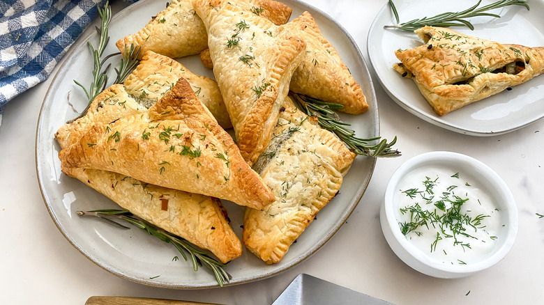 hand pies on plate