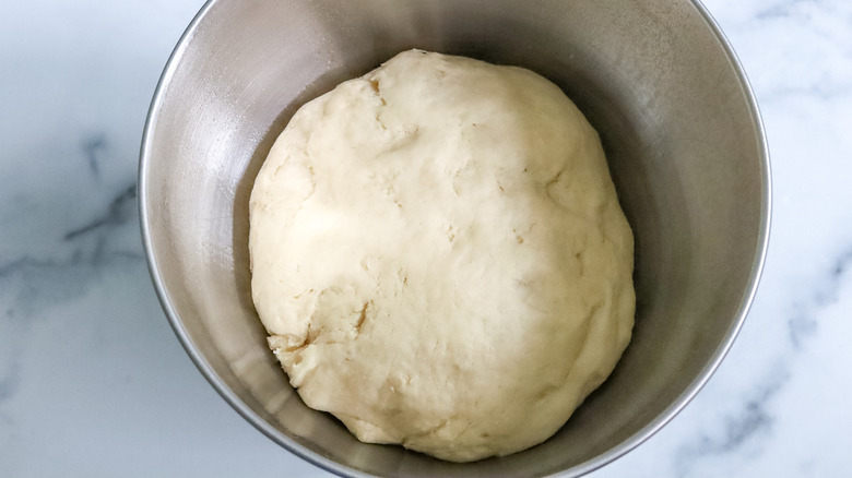 dough ball in bowl