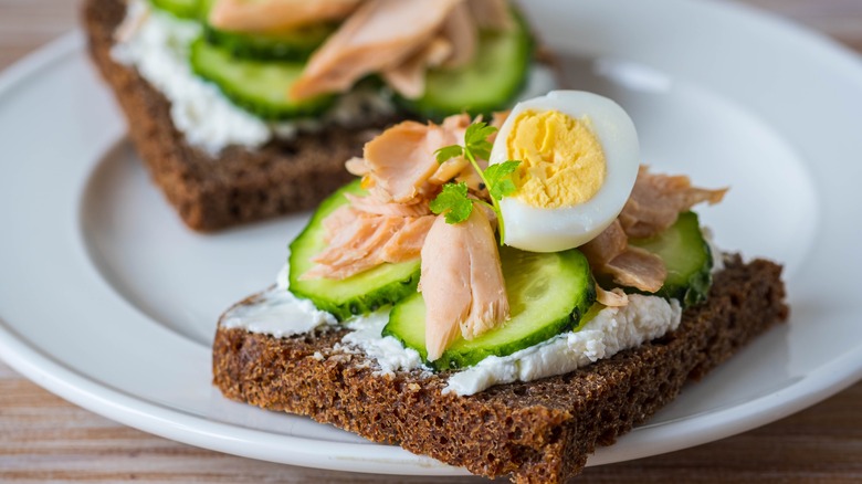 Danish open-face sandwich