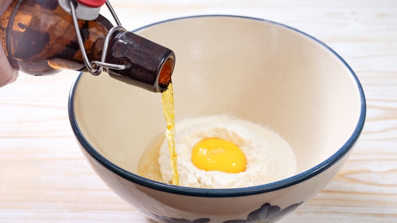 Making beer batter