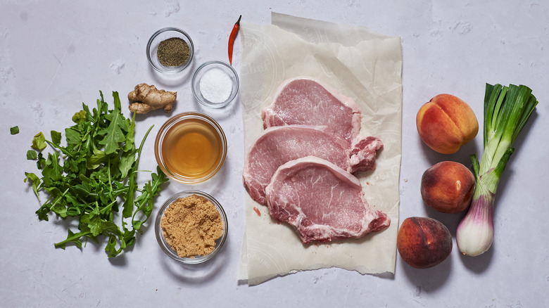 ingredients on a table