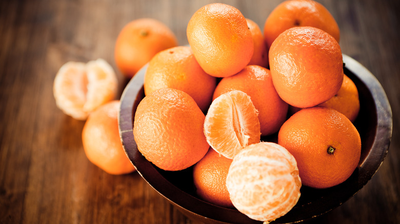 peeled oranges