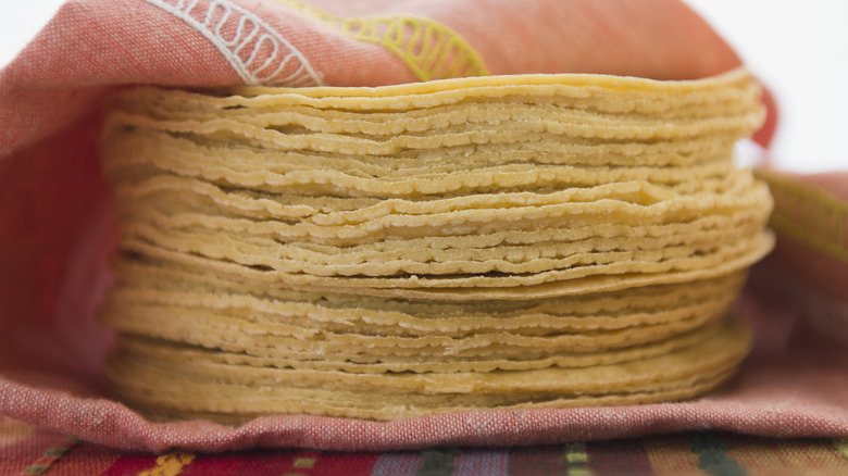 Stack of tortillas