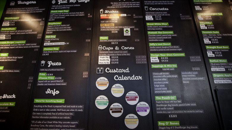 shake shack menu