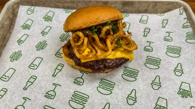 Korean bbq burger