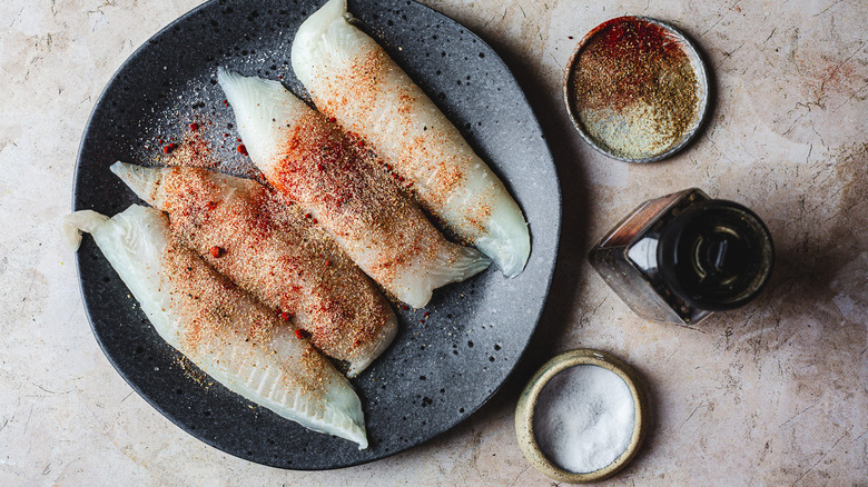 Seasoned tilapia