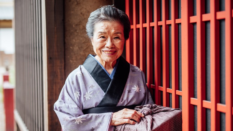 Older Japanese woman