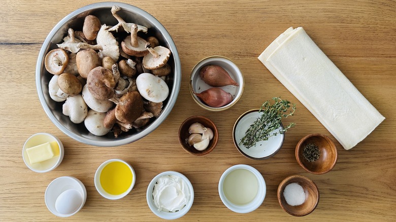 mushroom pithivier ingredients
