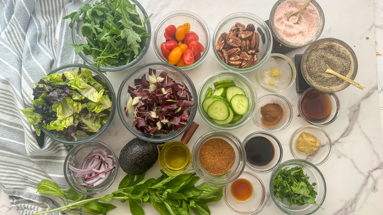 dinner party salad ingredients