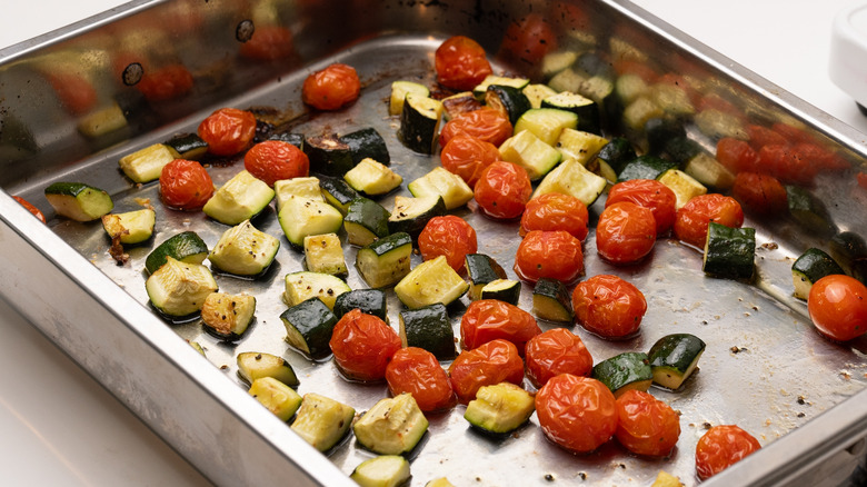 roasted summer vegetables