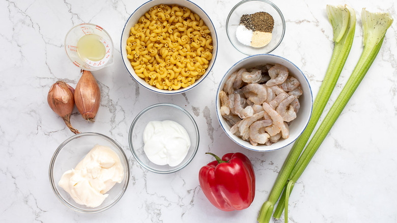 shrimp macaroni salad ingredients