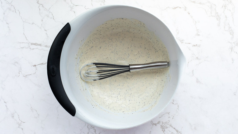 creamy sauce in bowl