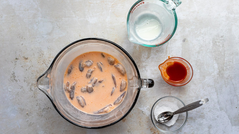 shrimp in buttermilk marinade