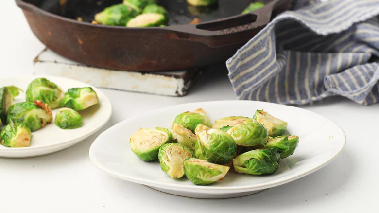 sliced brussels sprouts