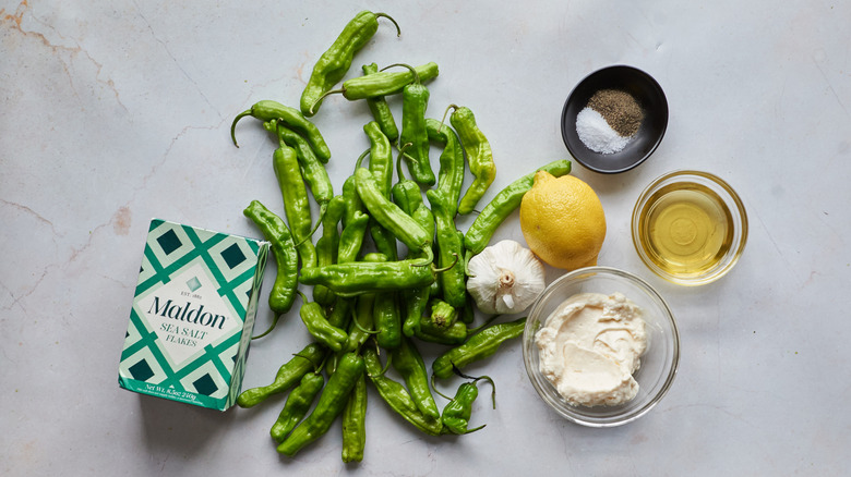 ingredients on a table