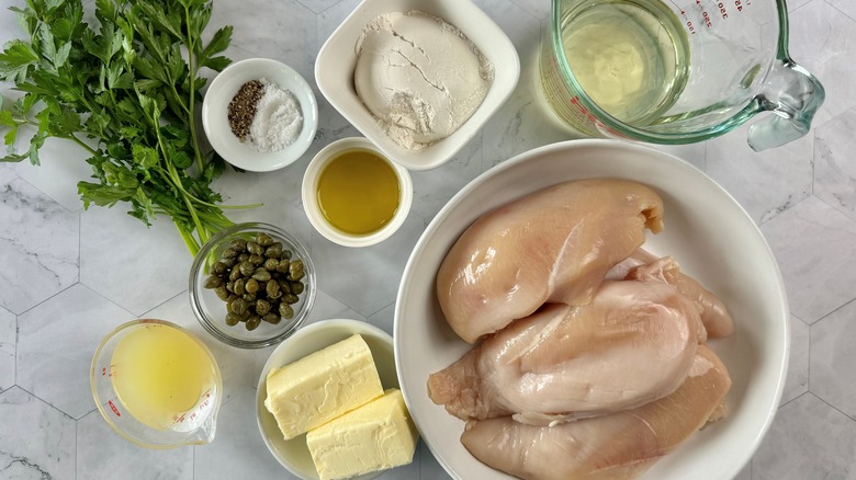 ingredients for chicken scallopini