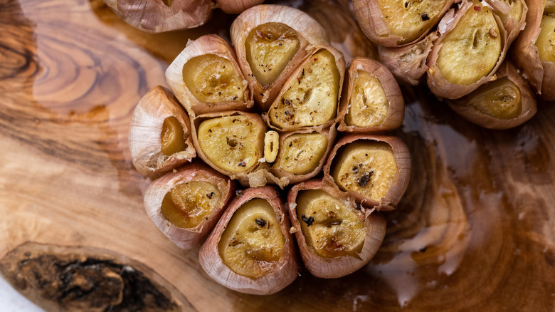 simple oven-roasted garlic 