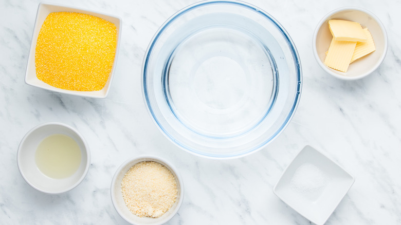 ingredients for the polenta