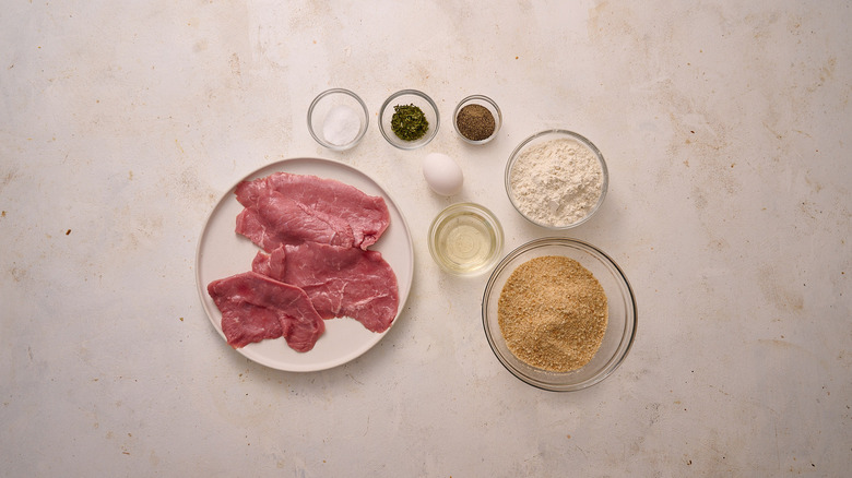 ingredients on a table