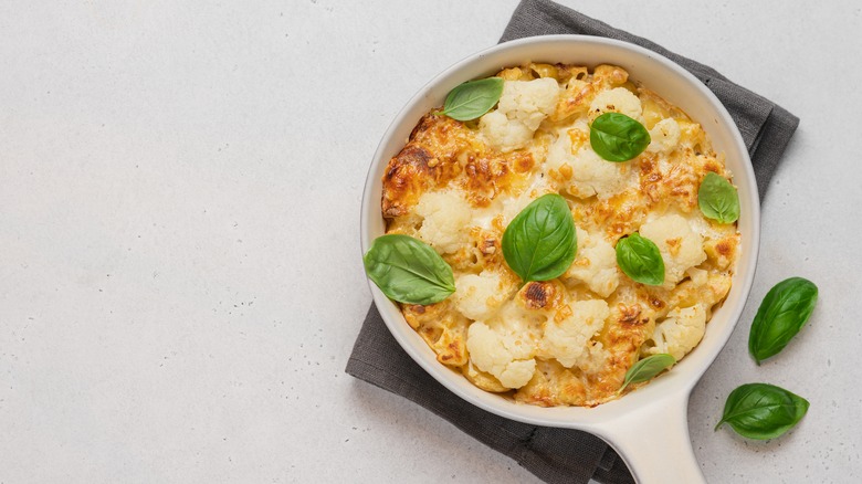 Mac n cheese with cauliflower