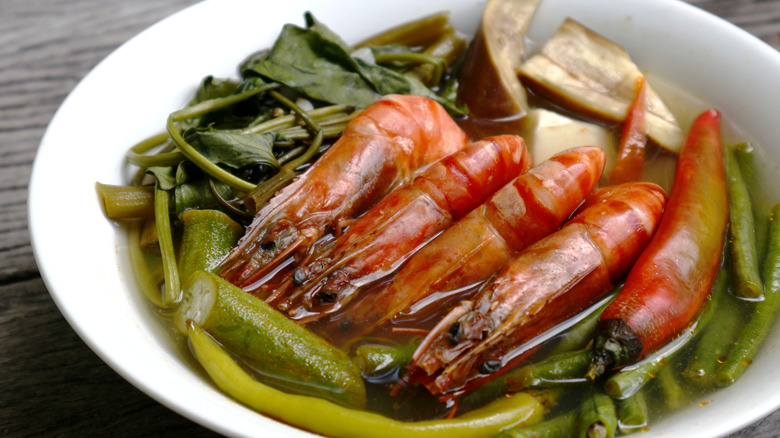 Shrimp sinigang