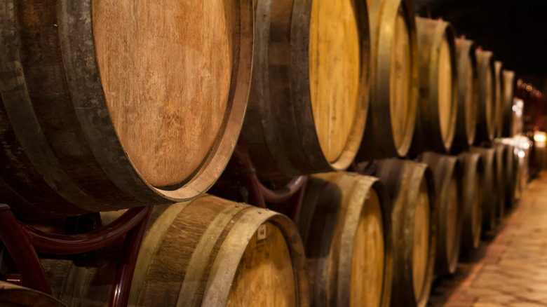 Wine barrels 