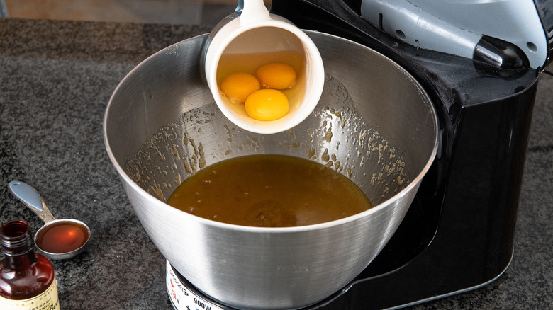 eggs and batter