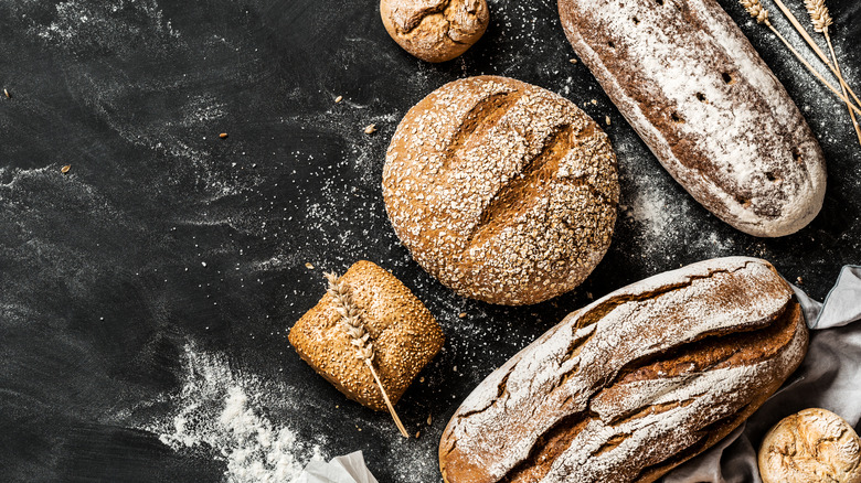 whole loaves of bread