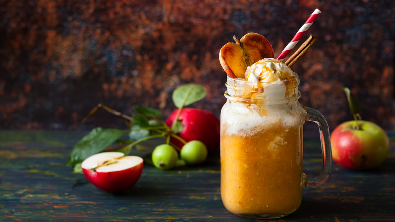 apple cider float