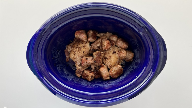 sausage chicken in slow cooker