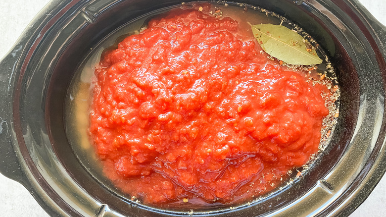 tomatoes seasonings soup slow cooker