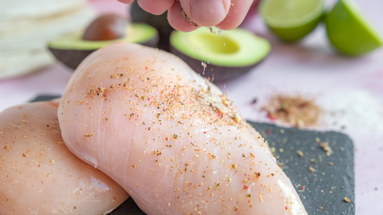 seasoning chicken breasts