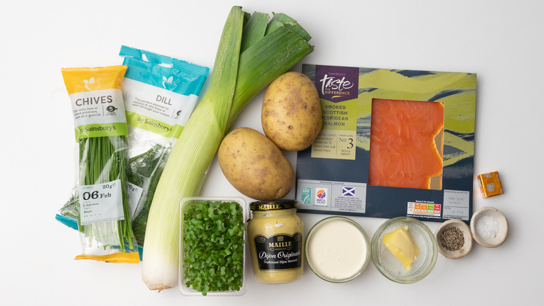 smoked salmon leek soup ingredients 