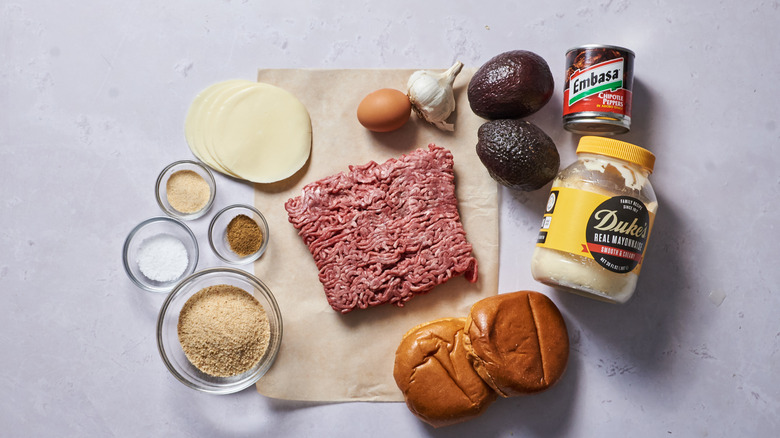 ingredients on a table