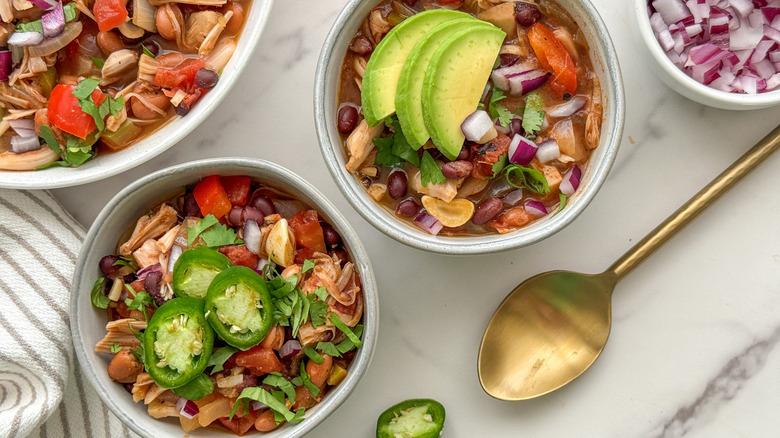 2 bowls of jackfruit chili