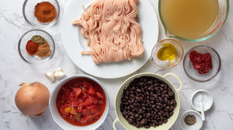 ingredients for turkey chili