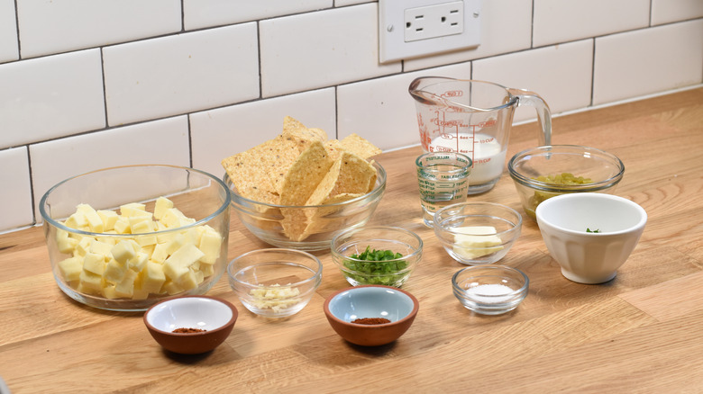 ingredients for smoky white queso