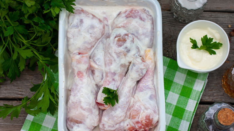 yogurt marinade on chicken