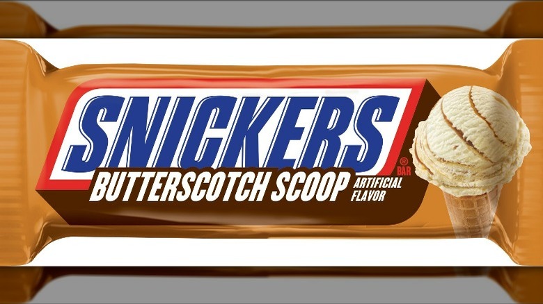 butterscotch scoop snickers bar