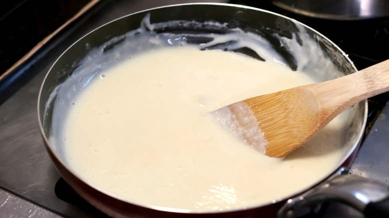 making soubise sauce