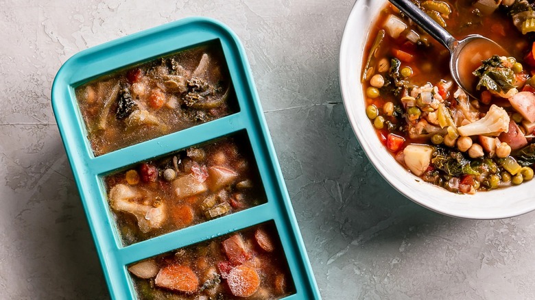 Souper Cubes one-cup soup tray