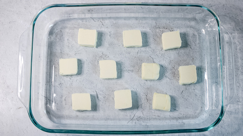 butter squares in pan