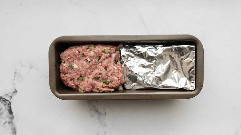 southern meatloaf in mold 