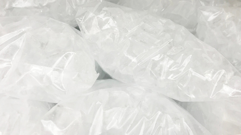 ice bags at grocery store