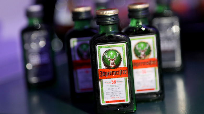 multiple bottles of Jägermeister