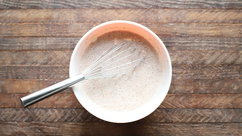 buttermilk marinade in bowl