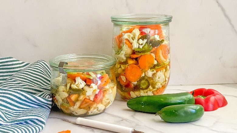 Spicy Chicago-Style Giardiniera Recipe