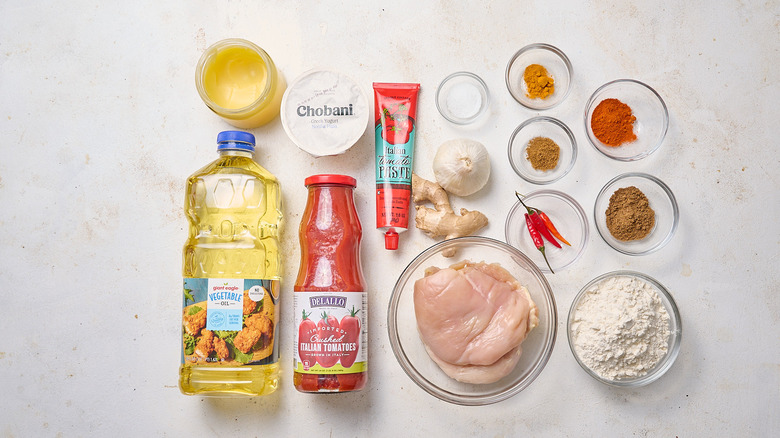 ingredients on a table