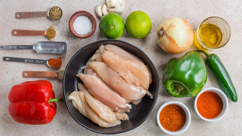 spicy chicken fajita ingredients 